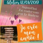 Atelier je crée mon année 2019 : réaliser mes rêves et vivre le meilleur